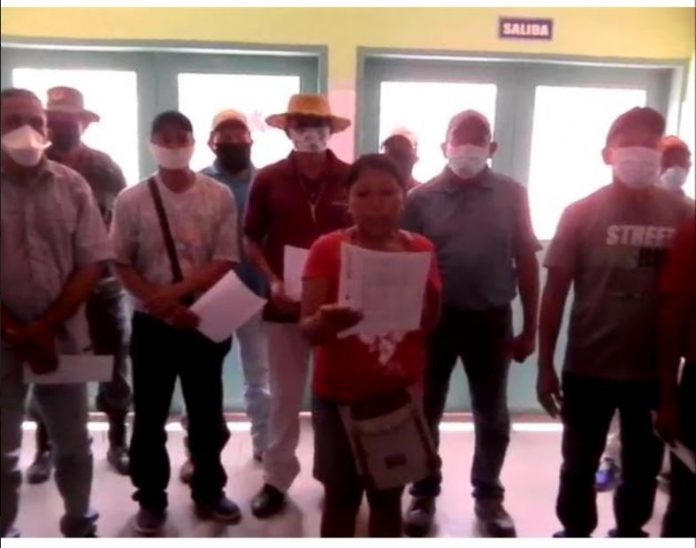 Los voceros indígenas esperan una respuesta de las autoridades (Foto: capture de vídeo).