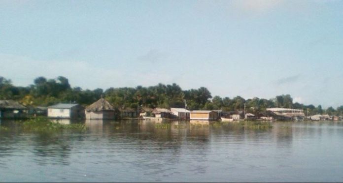 El río Orinoco presenta un aumento lento en sus niveles de aguas. | Foto: Melquiades Avila.